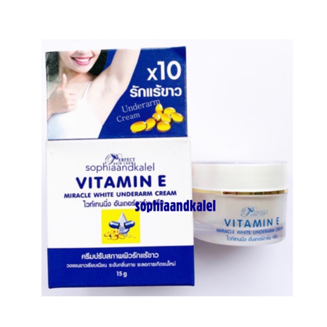 Vitamin E Miracle White Underarm Cream by Perfect Skin Lady Shopee