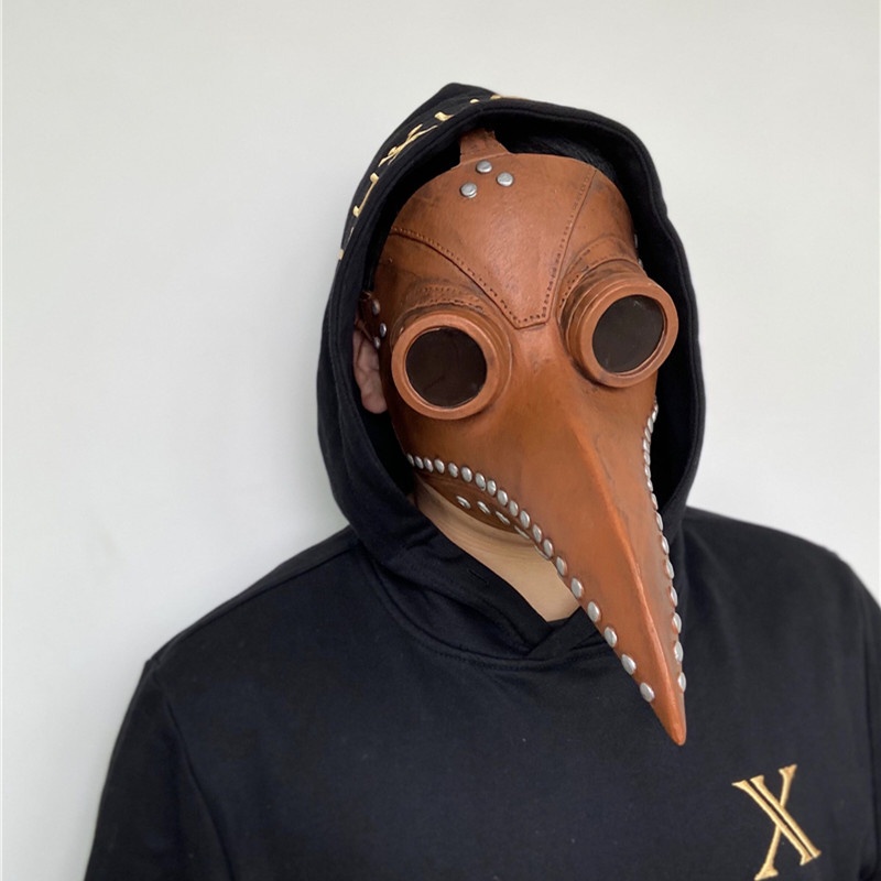 SCP 049 mask Plague Doctor Beak mask Funny Medieval Steampunk Halloween ...