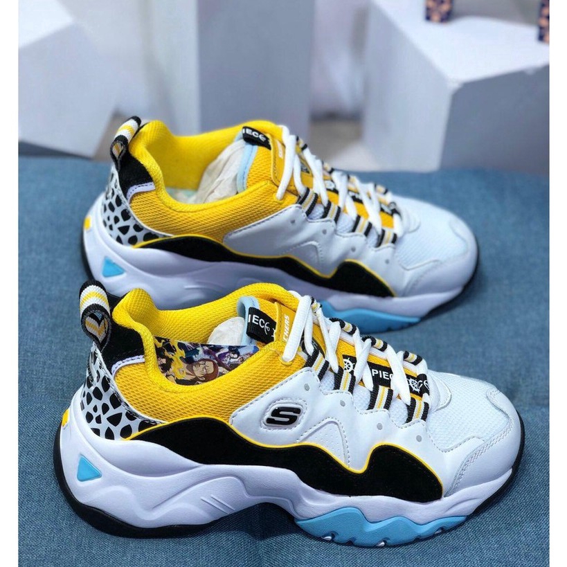 skechers yellow tennis shoes