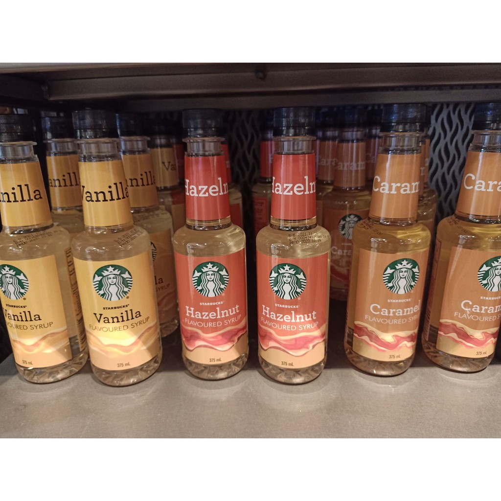 Starbucks Syrups (caramel, hazelnut and vanilla) Shopee Philippines