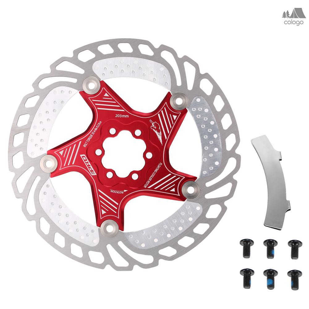 G3 Bicycle MTB Bike Cycling Brake Disc Rotor 6 Bolts 140mm//160mm//180mm//203mm