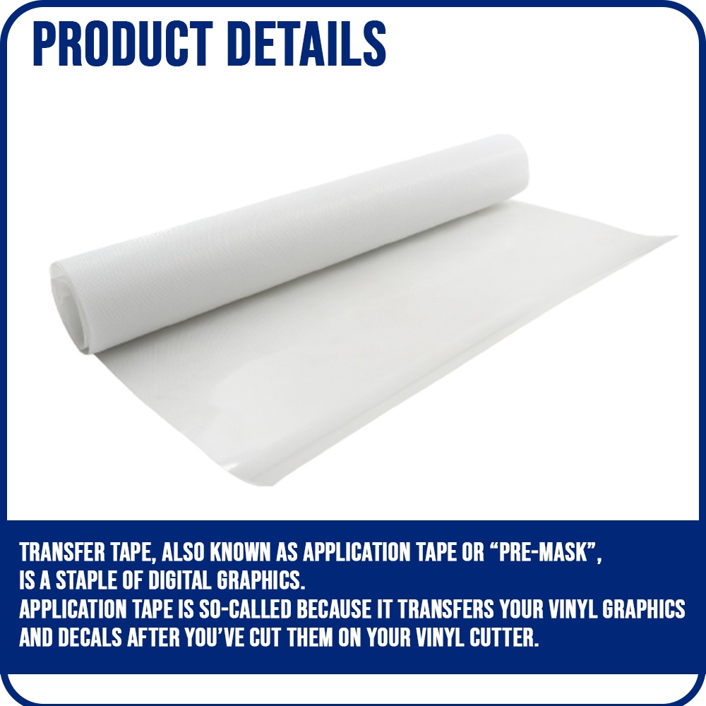 Transfer Tape Application Tape for Vinyl Application with Grid Lines Self-Adhesive Transfer Paper