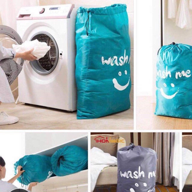 Large Laundry Bag Thick Dirty Clothes Storage Bag with Drawstring ...