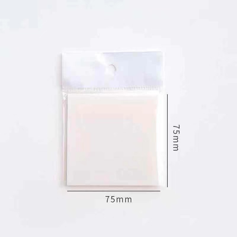 Transparent Sticky Notes Transparent Clear Notepad Sticky Note Set ...