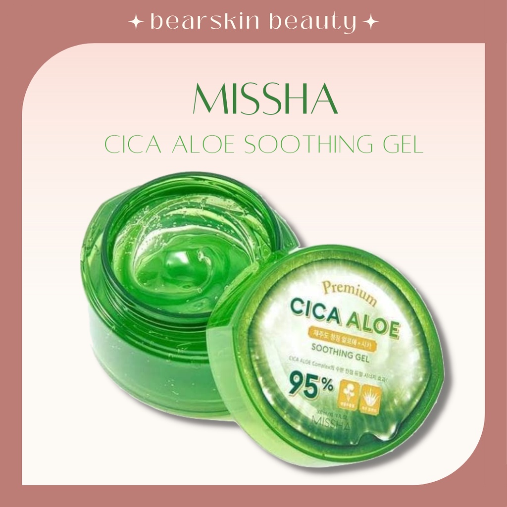 MISSHA Premium Cica Aloe Soothing Gel 300ml | Shopee Philippines