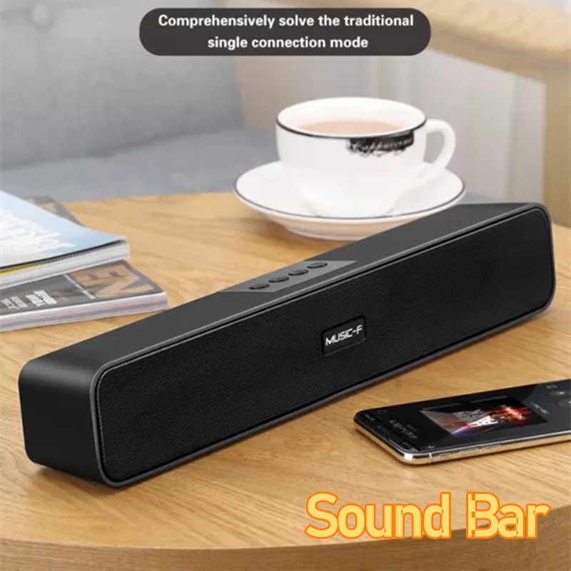 40W Bluetooth Soundbar Stereo Speakers Hifi Home Theater TV Sound Bar