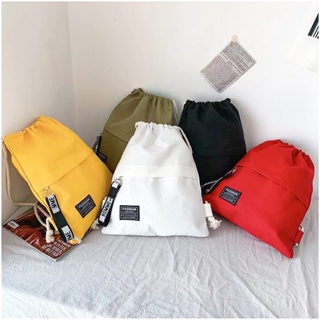 Canvas katsa drawstring bag Back pack String bag backpack stirngbag