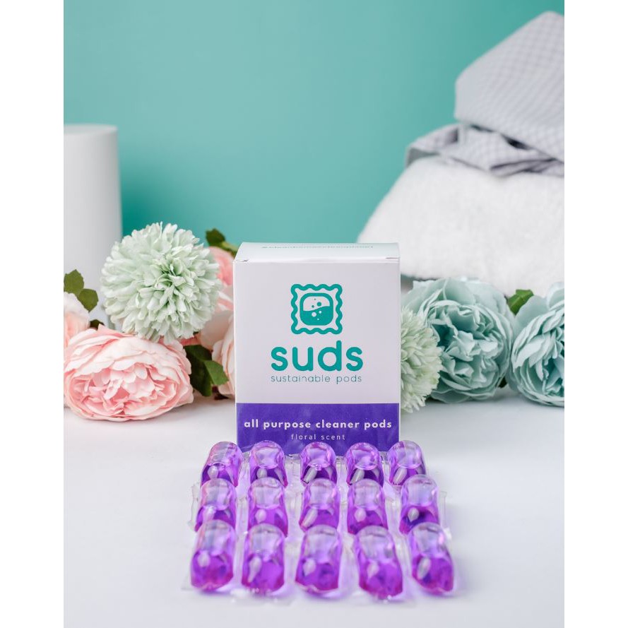 Antibacterial All Purpose Cleaner Pods Refill Suds Sustainable Pods