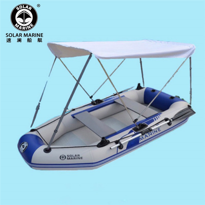 Solarmarine PVC Inflatable Fishing Boat Tent Kayak Awning Luxury Boat ...