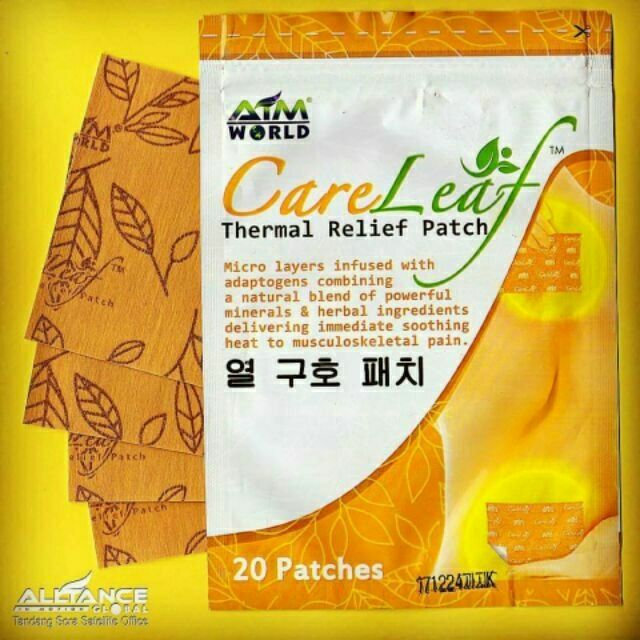 ORIG CARE LEAF Thermal Relief Patch Shopee Philippines
