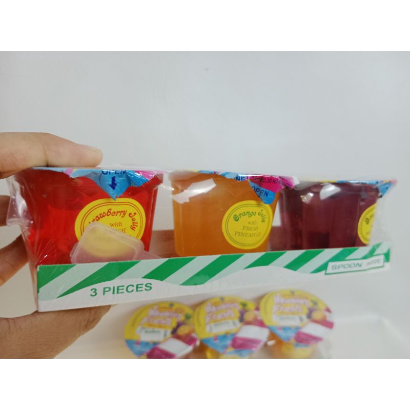 Jelliyum Hawaiian Fresh Fruit Jelly/Fruit Flavored Jelly w/Pineapple