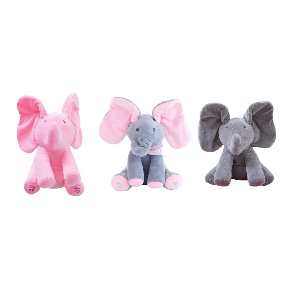 singing elephant baby toy