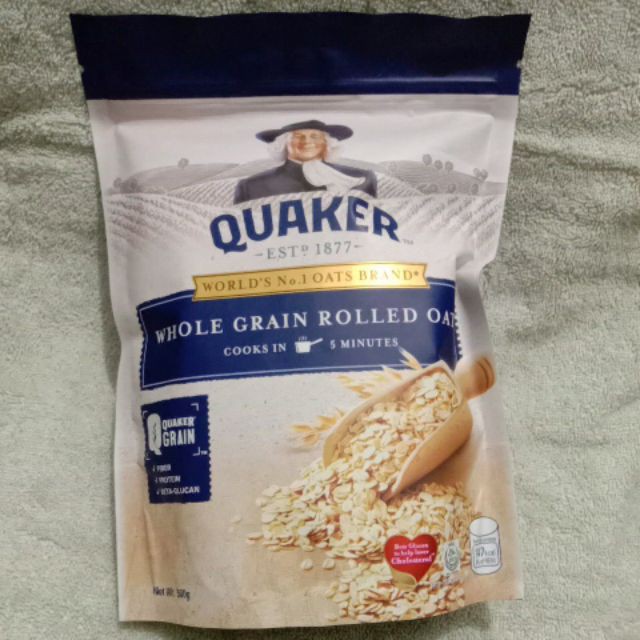 Quaker Whole Grain Rolled Oats 500g Shopee Philippines