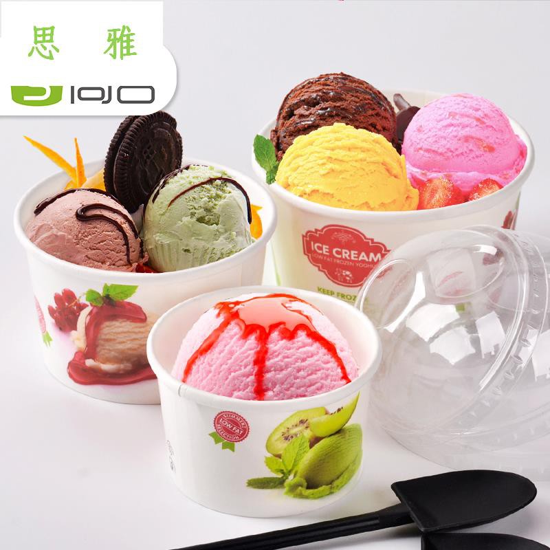 disposable ice cream cups