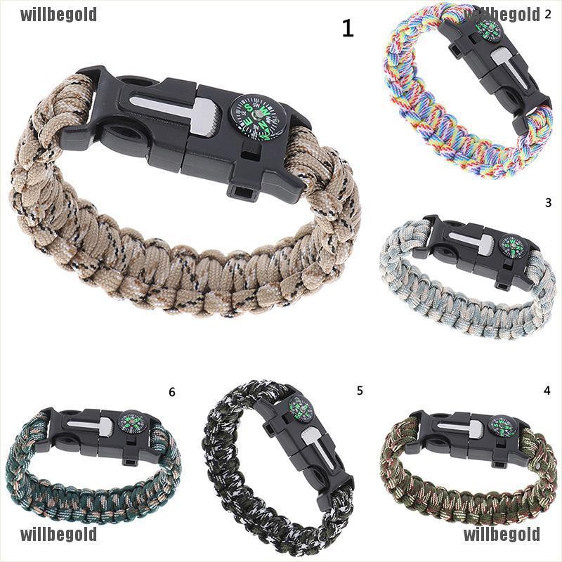 outdoor survival bracelet