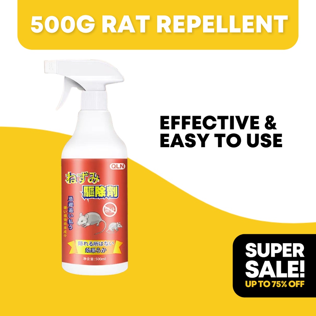 Original Powerful Rat Repellent Spray 500g Repels Rats From Home And