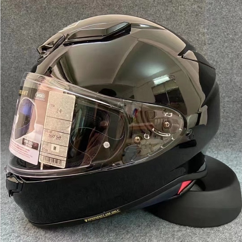 SHOEI Z8 bright black motorcycle full-face helmet riding anti-fall ...