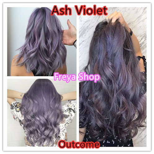 Ash Violet Hair Color With Oxidant ( 8/A Bob Permanent Hair Color ) |  Shopee Philippines