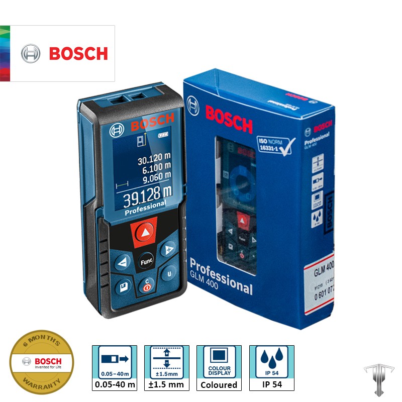 Bosch GLM 400 Professional 40 M Laser Rangefinder Distance Measurement