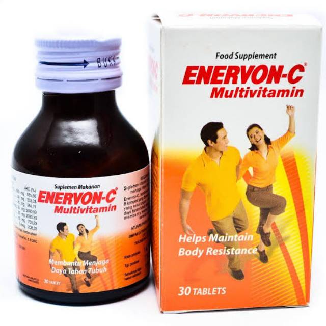 Enervonc Multivitamin Contains 30 Tablets Shopee Philippines