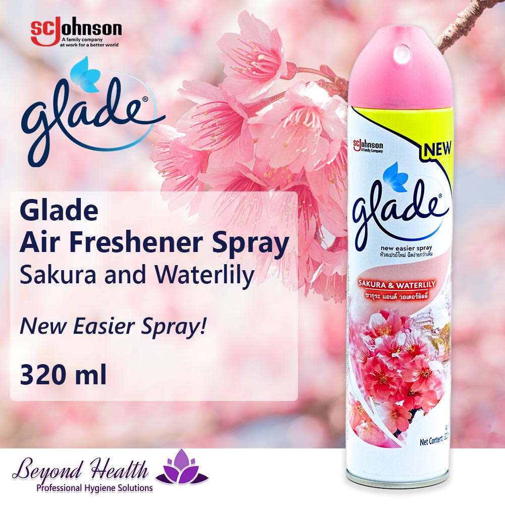 Glade Air Freshener Sakura And Waterlily Spray 320ml Shopee Philippines