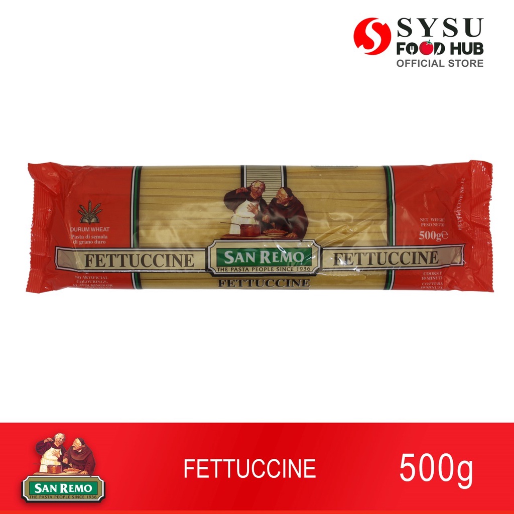 San Remo Fettuccine Pasta 500g Shopee Philippines