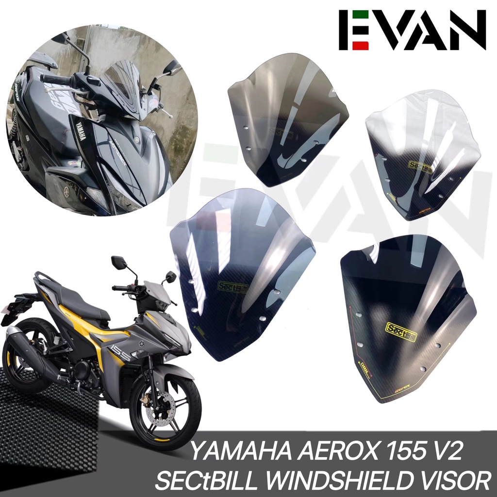 Sectbill Windshield Visor for Yamaha Aerox 155 V2 Shopee Philippines