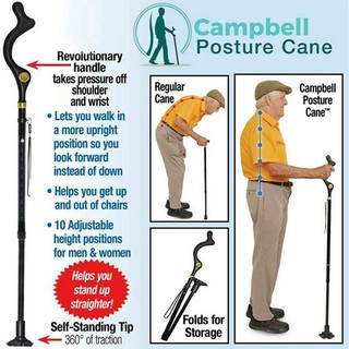 ️[COD] Magic Foldable Trusty Cane Campbell Posture Cane #1