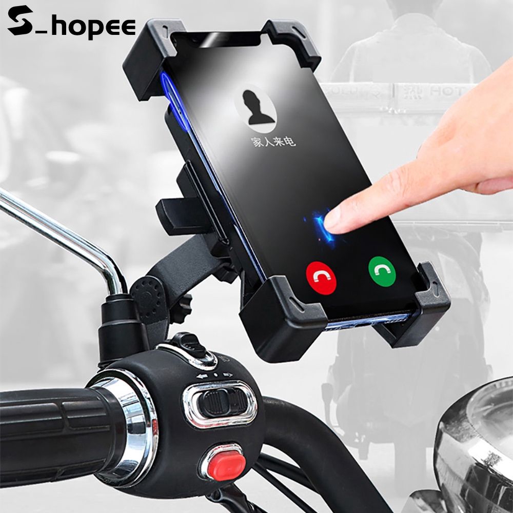 motorcycle phone holder shopee