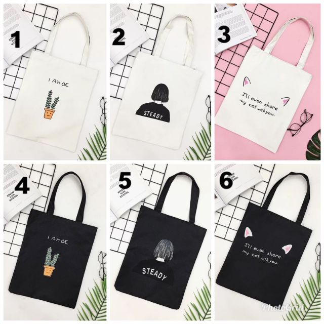 cute tote bags with zipper