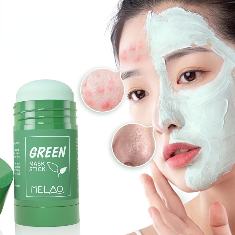 Face Clean Mask Green Tea Mask Purifying Clay Stick Mask Oil Control ...