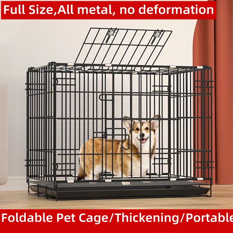 Heavy Duty Pet Cages Cat Cage Foldable Bold and Thick Pet Cage Dog