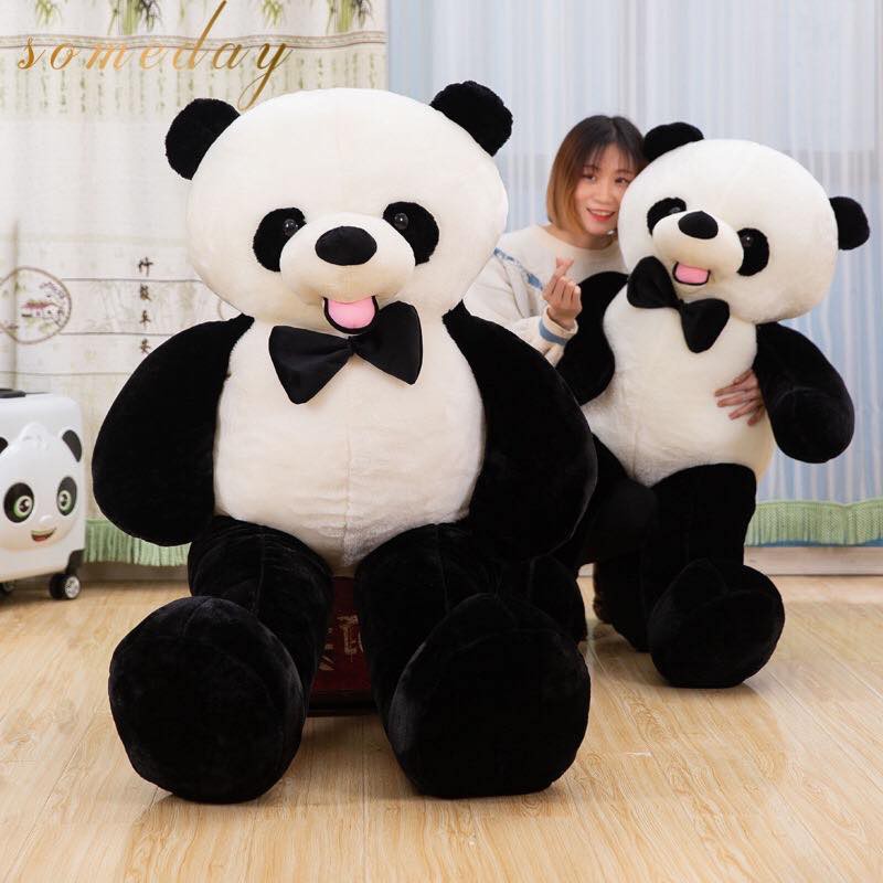 panda and teddy bear