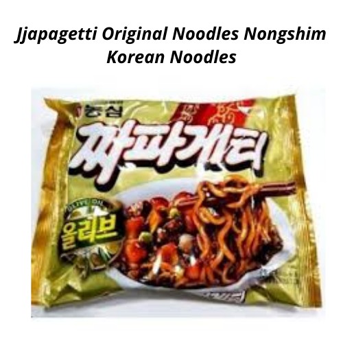 Jjapagetti Original Noodles. 140g Nongshim Korean Noodles | Shopee ...