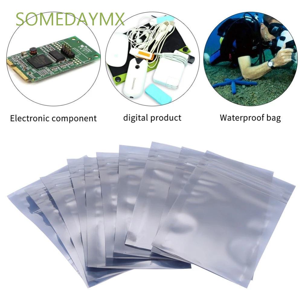 SOMEDAYMX Electronic Accessories Anti Static Bags Resealable Antistatic
