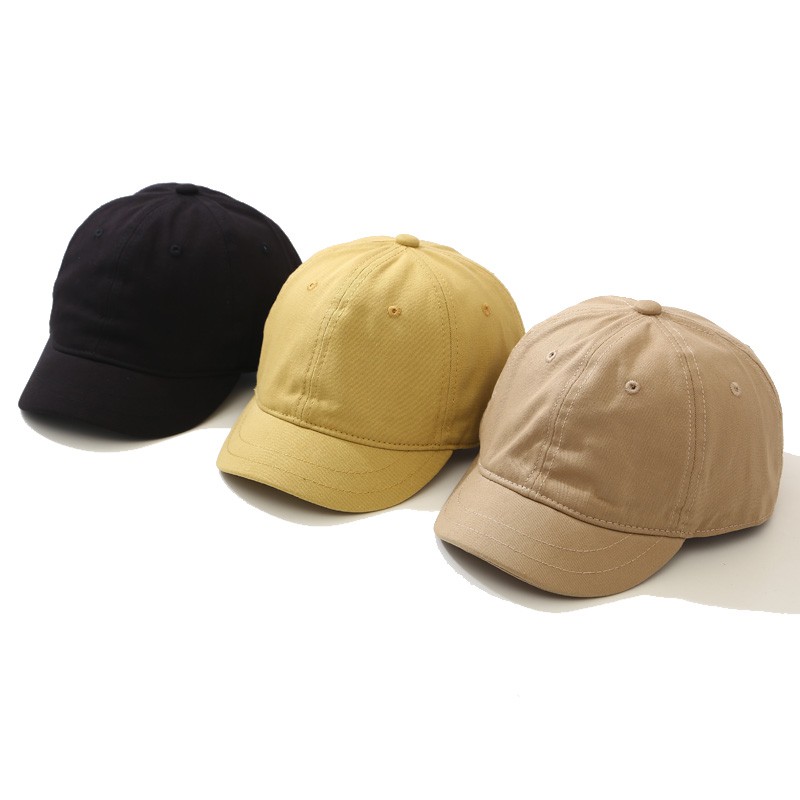small brim baseball cap