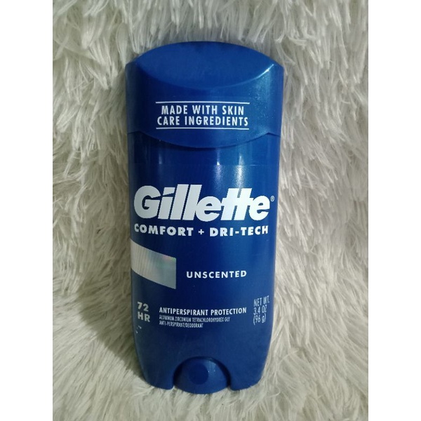 Gillette Unscented Antiperspirant Protection Deodorant (96g) Shopee