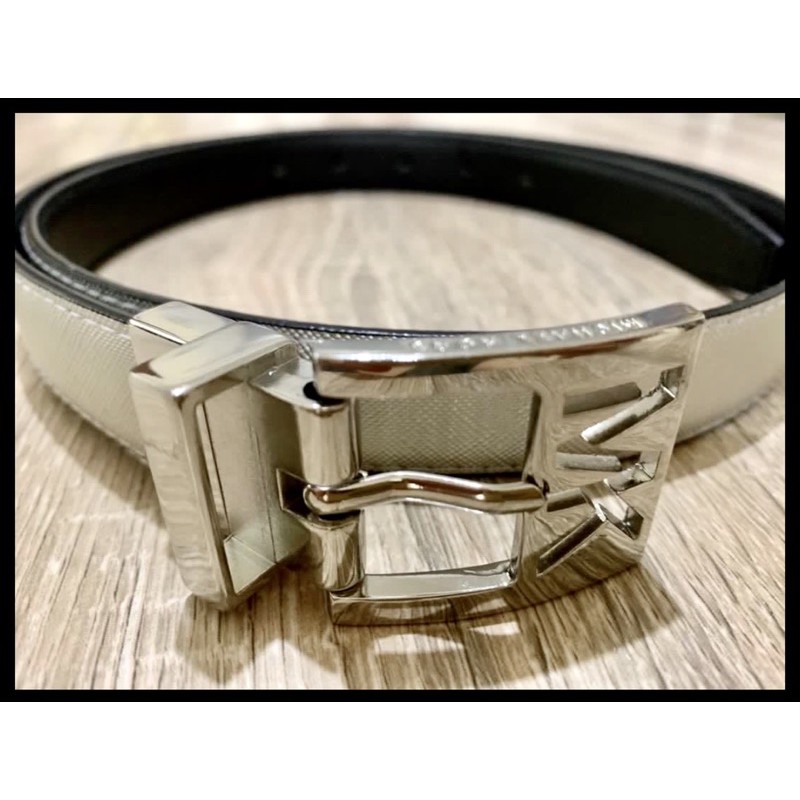 silver michael kors belt