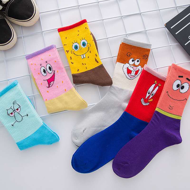 spongebob basketball socks