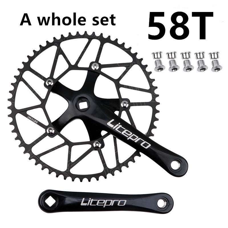 Details about   Litepro Road Bike 130BCD 45-58T Chainring Folding Bike Sprocket 