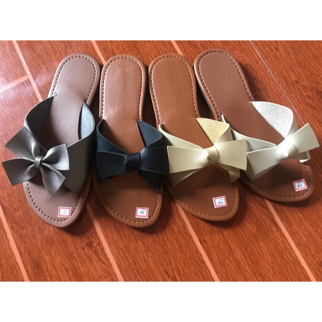 Marikina Made Ribbon Slip On Sandals | Shopee Philippines
