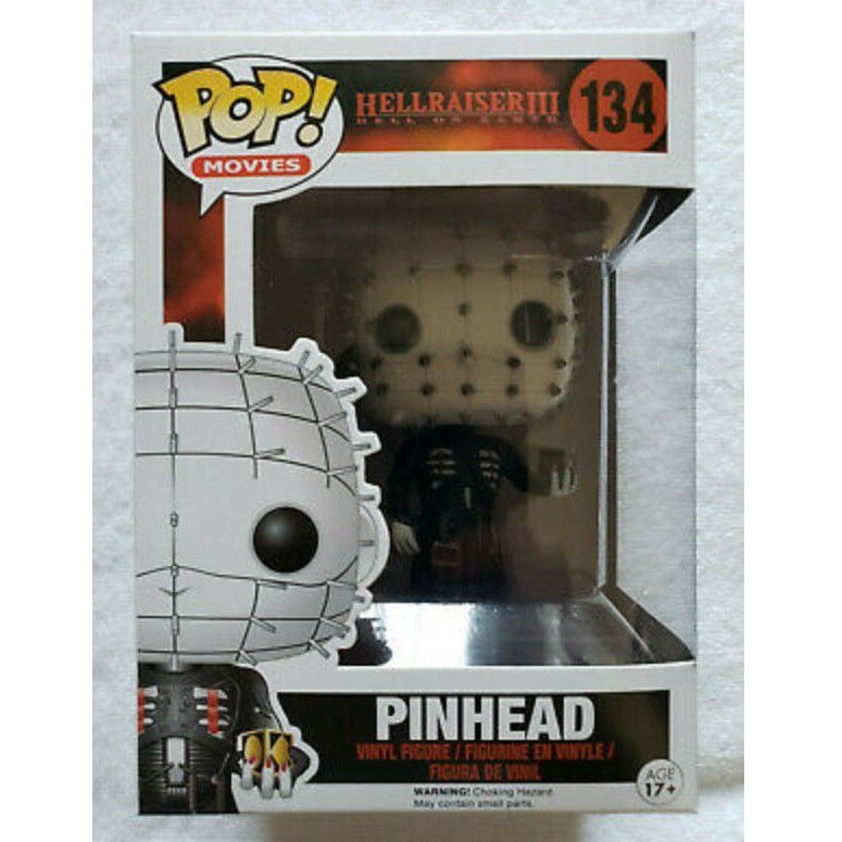 Pinhead - Hellraiser III Funko Pop! - Authentic with Boss Protector ...