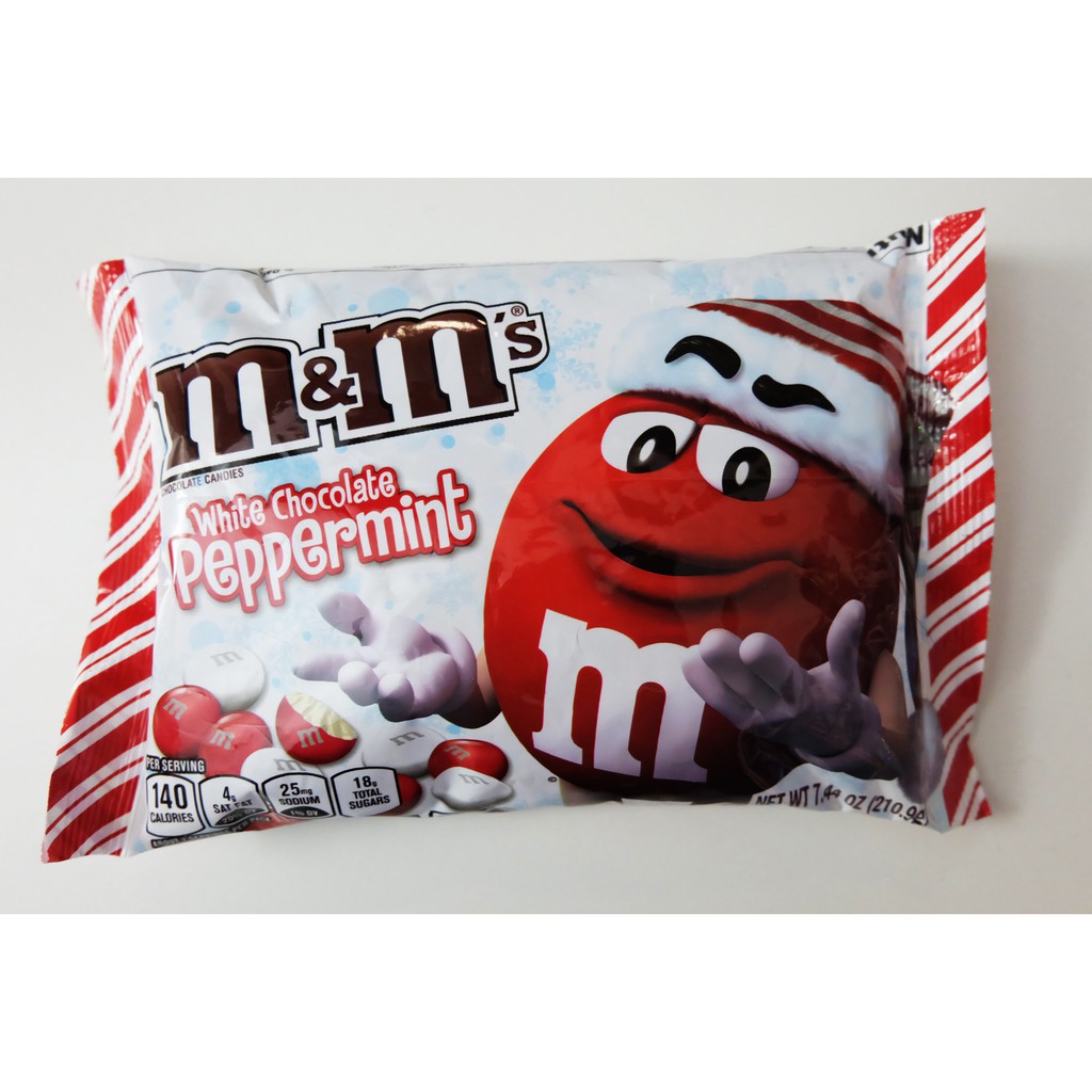 M&Ms White Chocolate Peppermint Chocolate Candies (Holiday Edition) Shopee Philippines