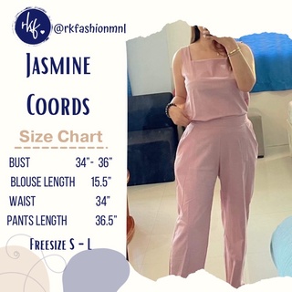 RKFashionMnl | Jasmine Coordinates | Sleeveless Top and Pants