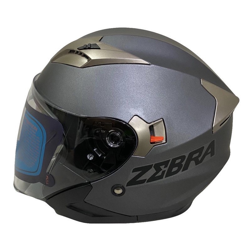 evo helmet full face spyder kyt NEW ZEBRA YM 627 HALF DOUBLE VISOR