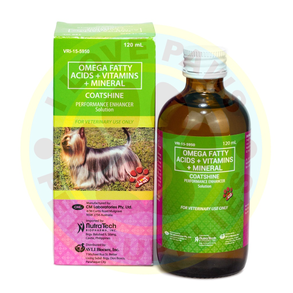 Coatshine Performance Enhancer (Omega Fatty Acids) 60ml/120ml Shopee