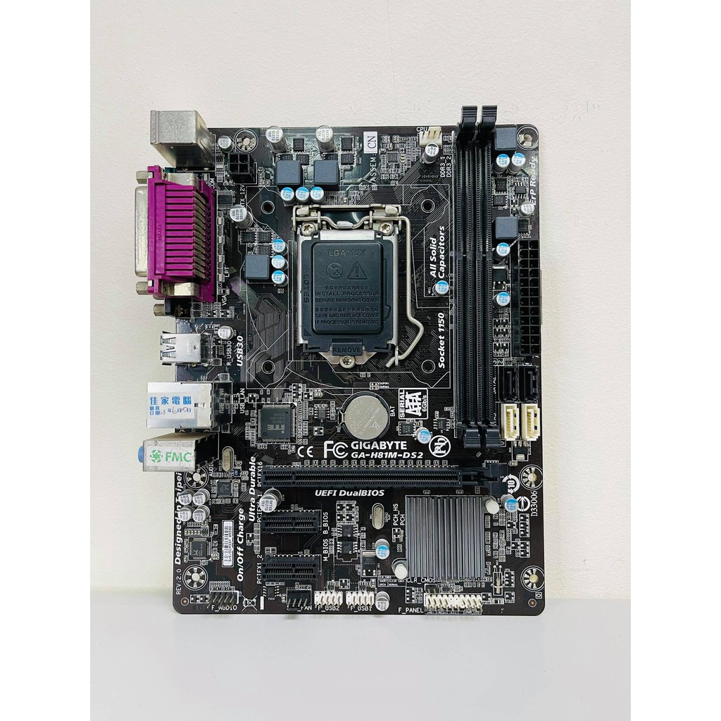 GIGABYTE H81MDS2 Desktop 4TH GEN Motherboard H81Socket LGA 1150 i3 i5