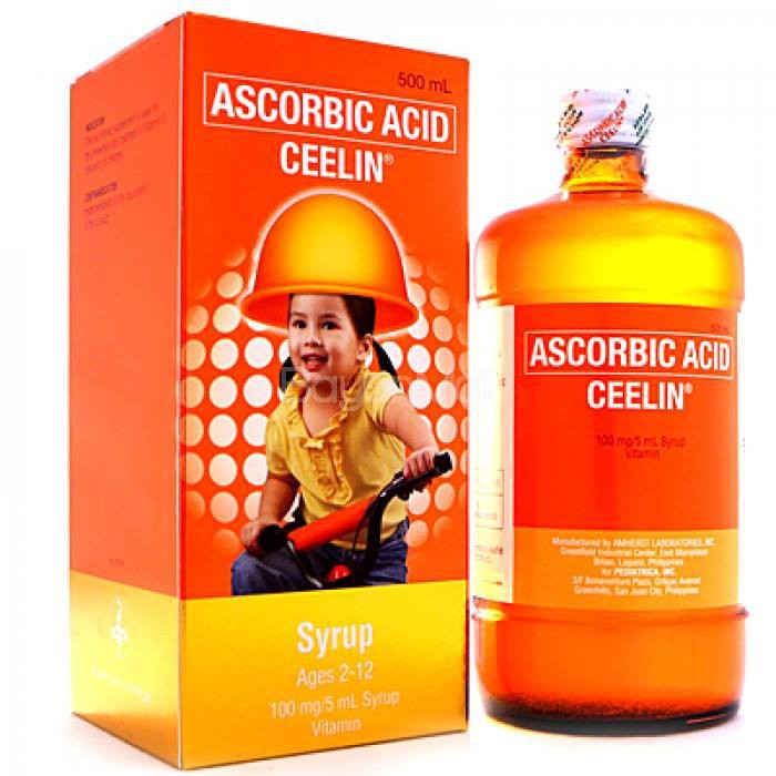 Ceelin syrup for kids vitamin C 250mL 2 12yrs old Shopee 