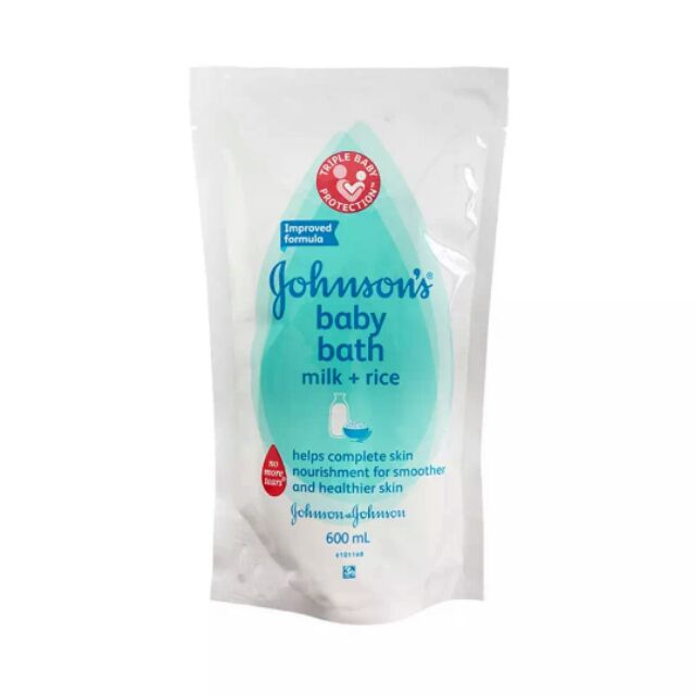 johnson's baby wash milk and rice
