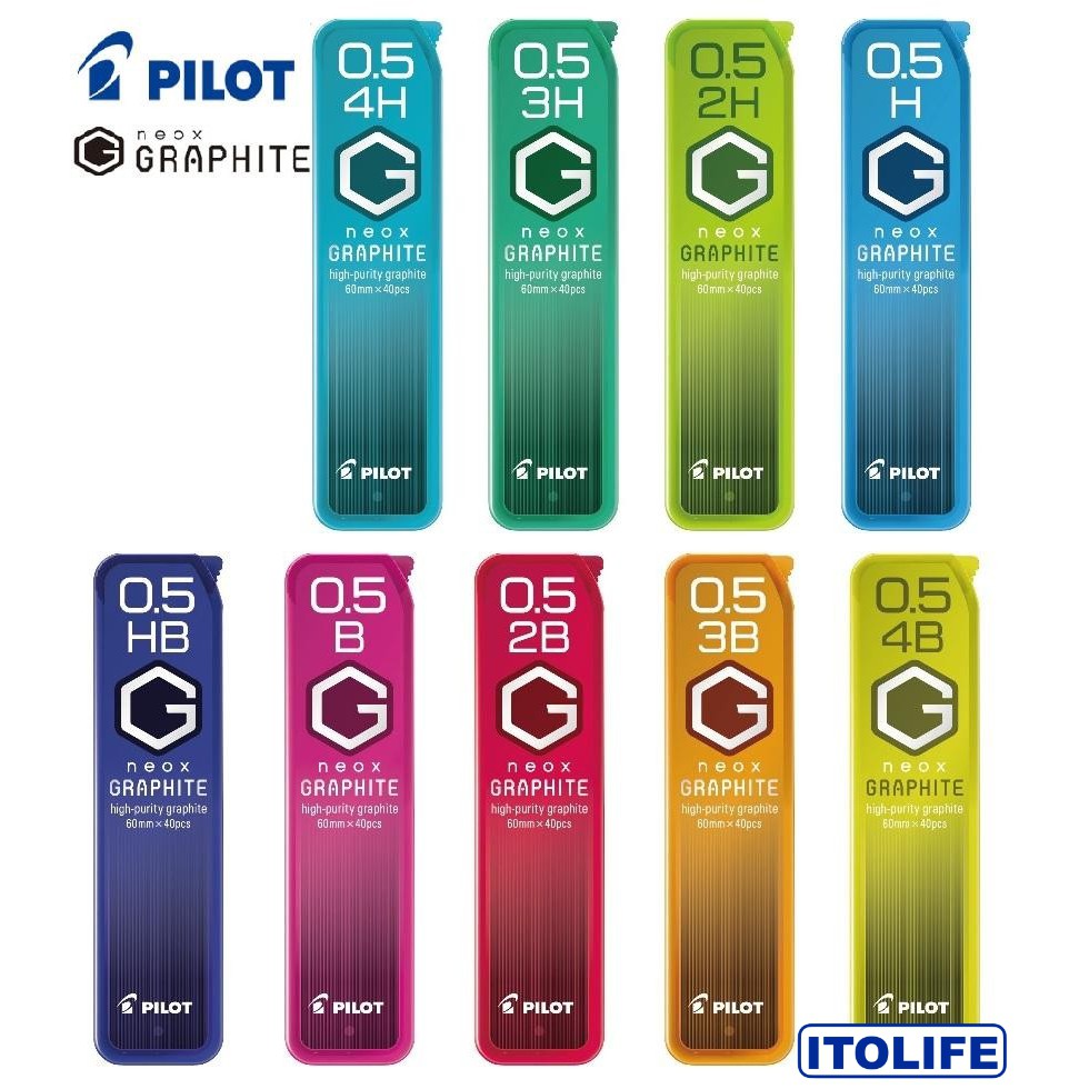 Pencils 40 Leads Pilot Mechanical Pencil Lead Neox Graphite 0.5mm HRF5G